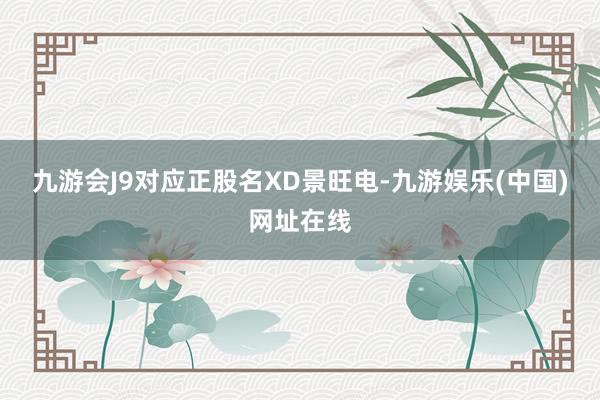 九游会J9对应正股名XD景旺电-九游娱乐(中国)网址在线