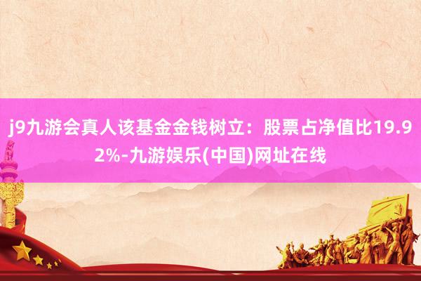 j9九游会真人该基金金钱树立：股票占净值比19.92%-九游娱乐(中国)网址在线